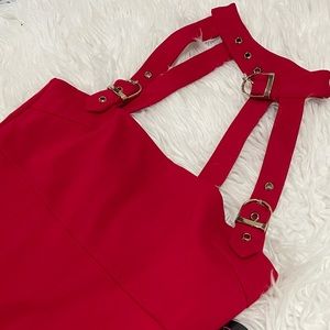 Hot Miami Styles Red Halter dress size small - New with tags